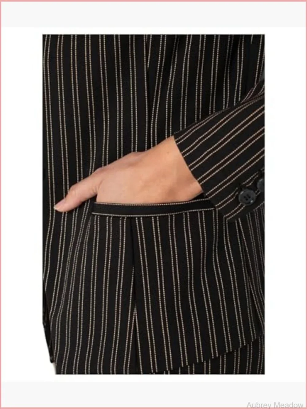 Super Stretch Ponte Collarless Fitted Blazer, Long Sleeve, Button Closure